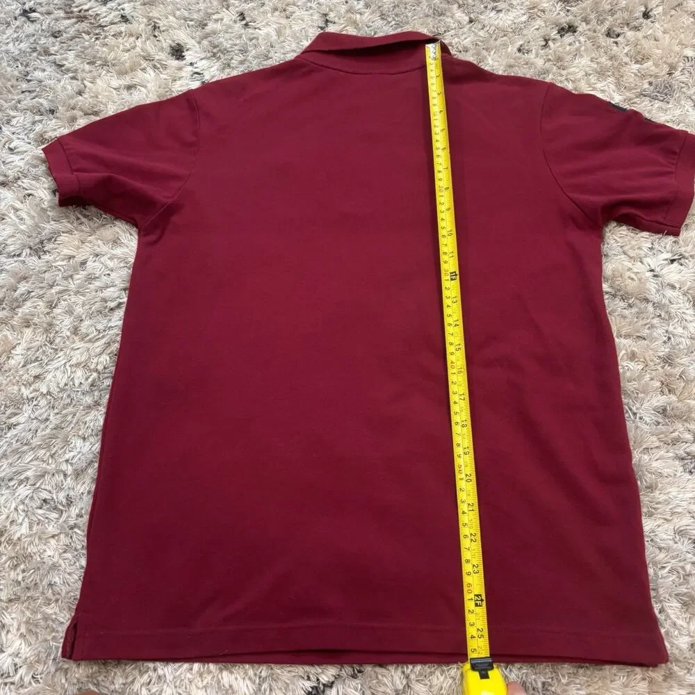 Polo Ralph Lauren Jeans Co Polo Shirt Mens M Red Big Pony #3 Cotton Short Sleeve